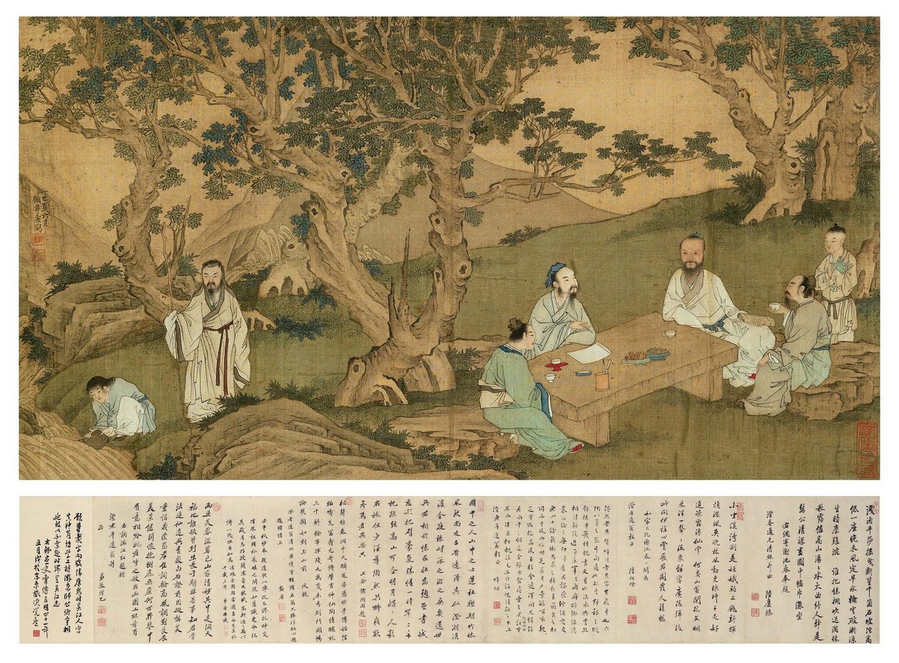 Bahar Buluşması, 1677 by Gu Zuntao
