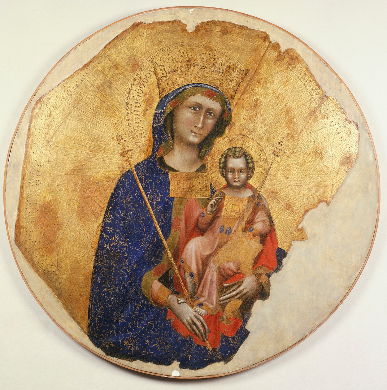 Çocuklu Madonna, Ridolfo Guariento veya Guariento di Arpo tarafından (1338
