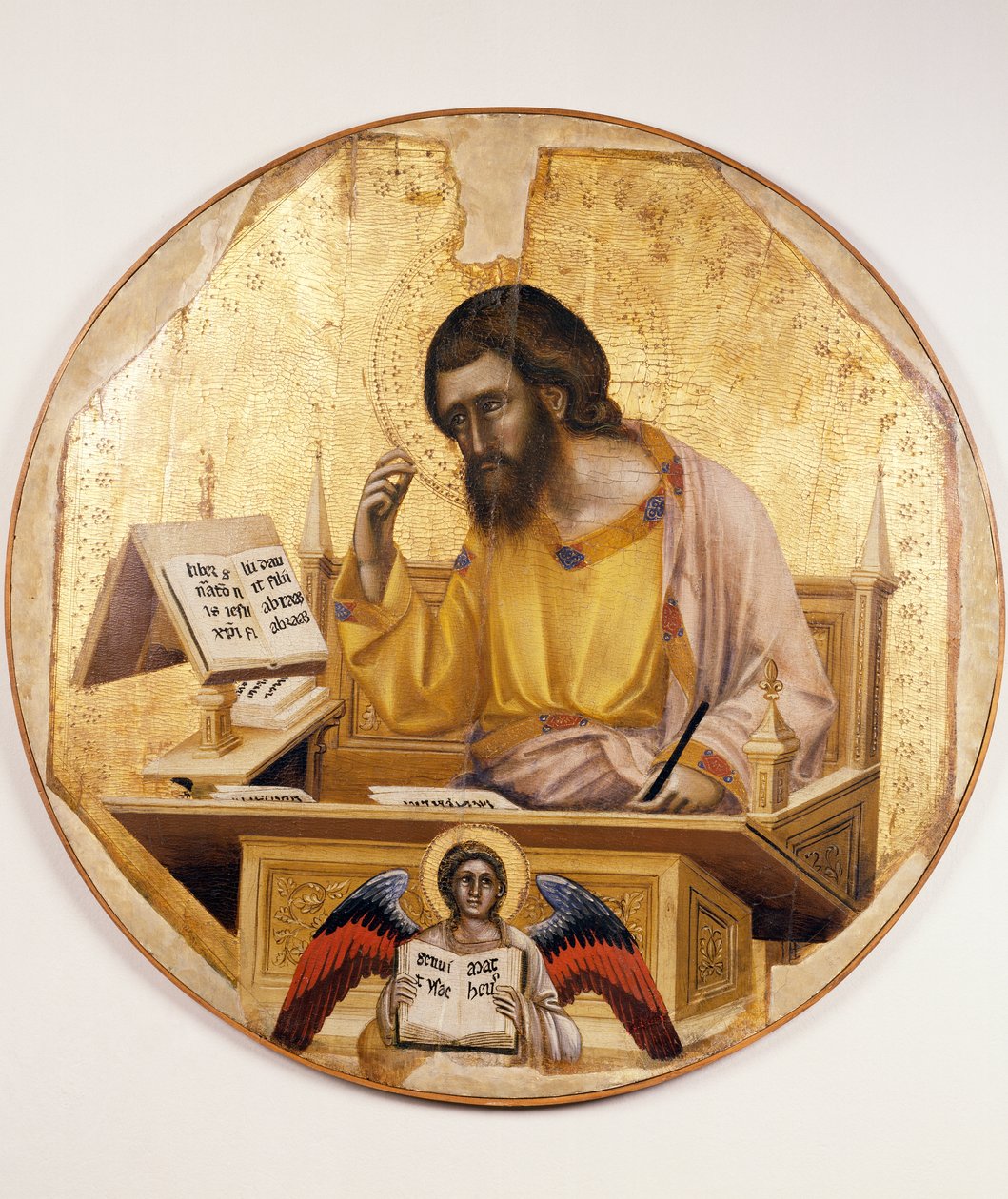 Aziz Matta, Guariento di Arpo tarafından (aktif 1338 - 1367 veya 1370 öldü), ahşap üzerine boyama. by Guariento di Arpo