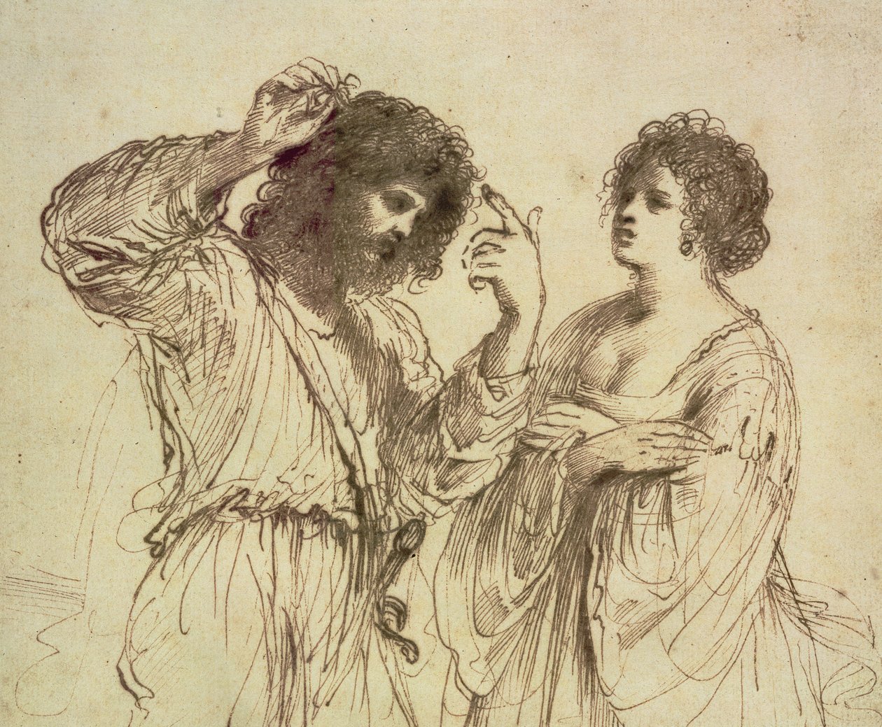 Samson ve Delilah by Giovanni Francesco Barbieri