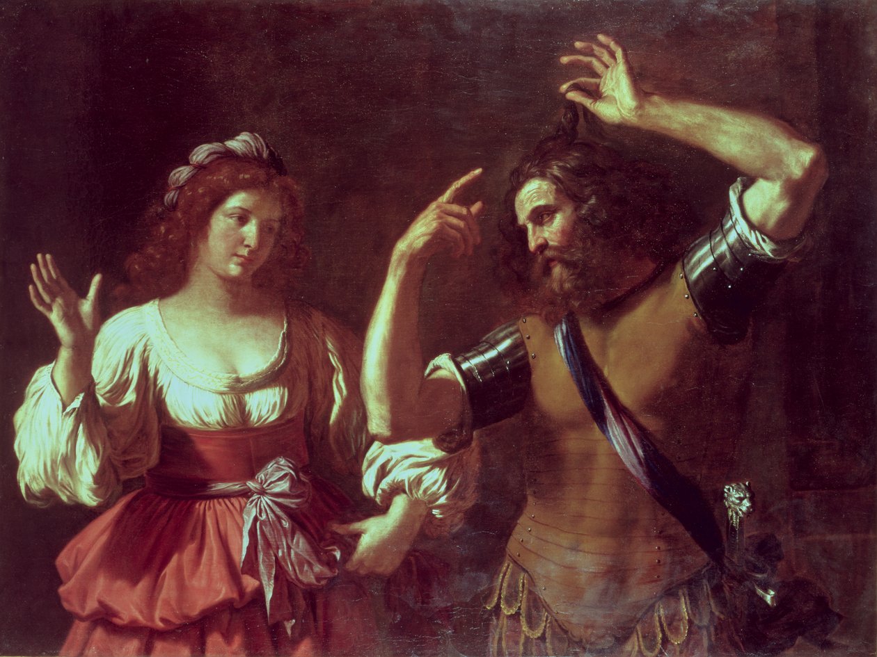 Samson ve Delilah by Giovanni Francesco Barbieri