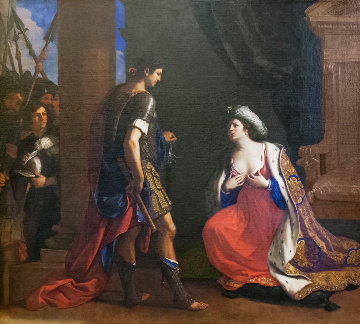 Octavian'dan önceki Kleopatra by Guercino (1591 1666)