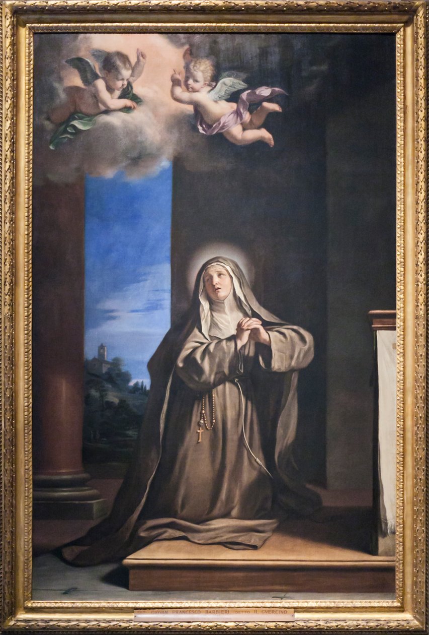 Saint Mary Magdalene Penitent (tuval üzerine yağlıboya) by Guercino (1591 1666)