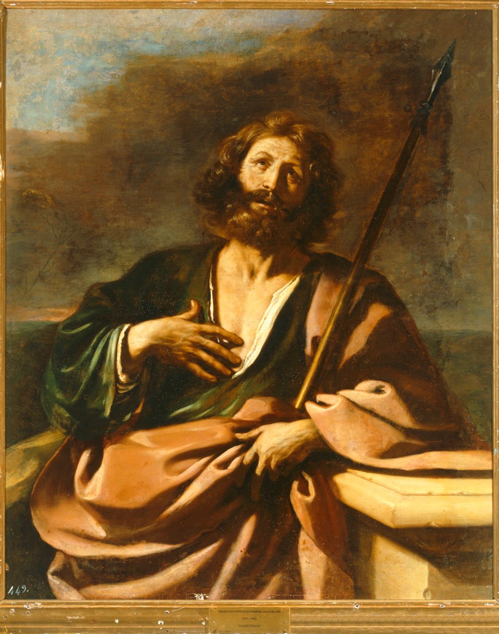 Saint Thomas. 10014660 ... by Guercino (1591-1666)