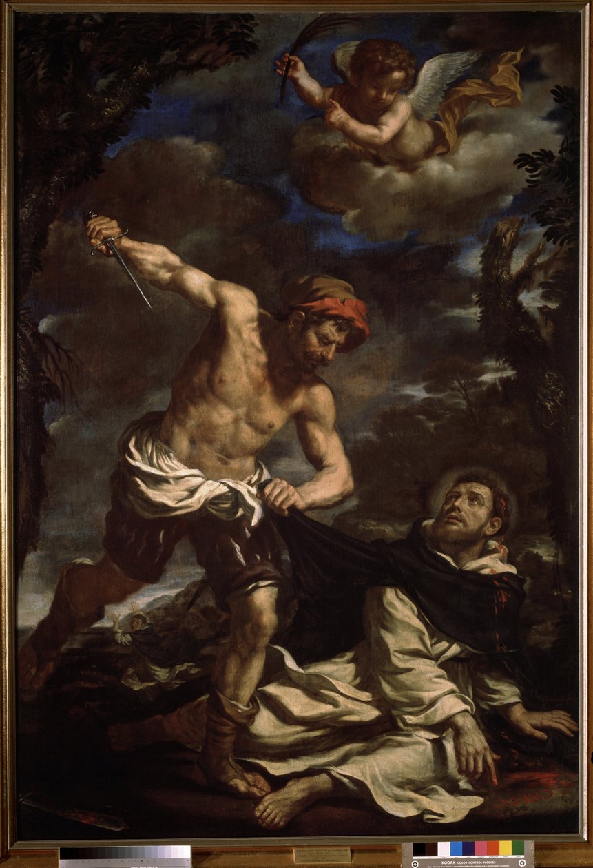 ""Aziz Peter'in şehitliği"" (Aziz Peter'in şehitliği) Giovanni Francesco Barbieri'nin resmi Il Guercino (Guerchin) olarak bilinir (1591-1666) 1625-1630 Puşkin Müzesi, Moskova by Guercino (1591 1666)