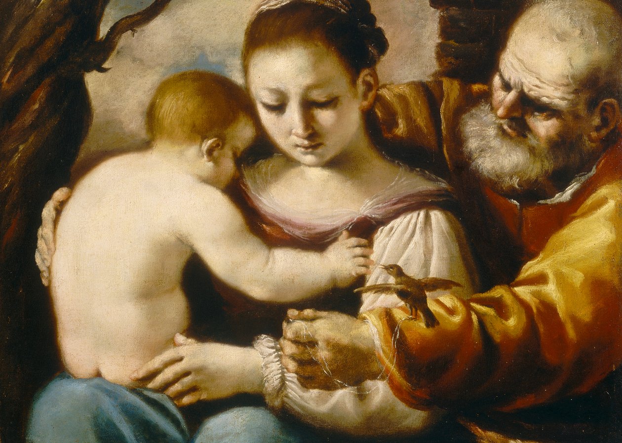 kutsal Aile by Guercino