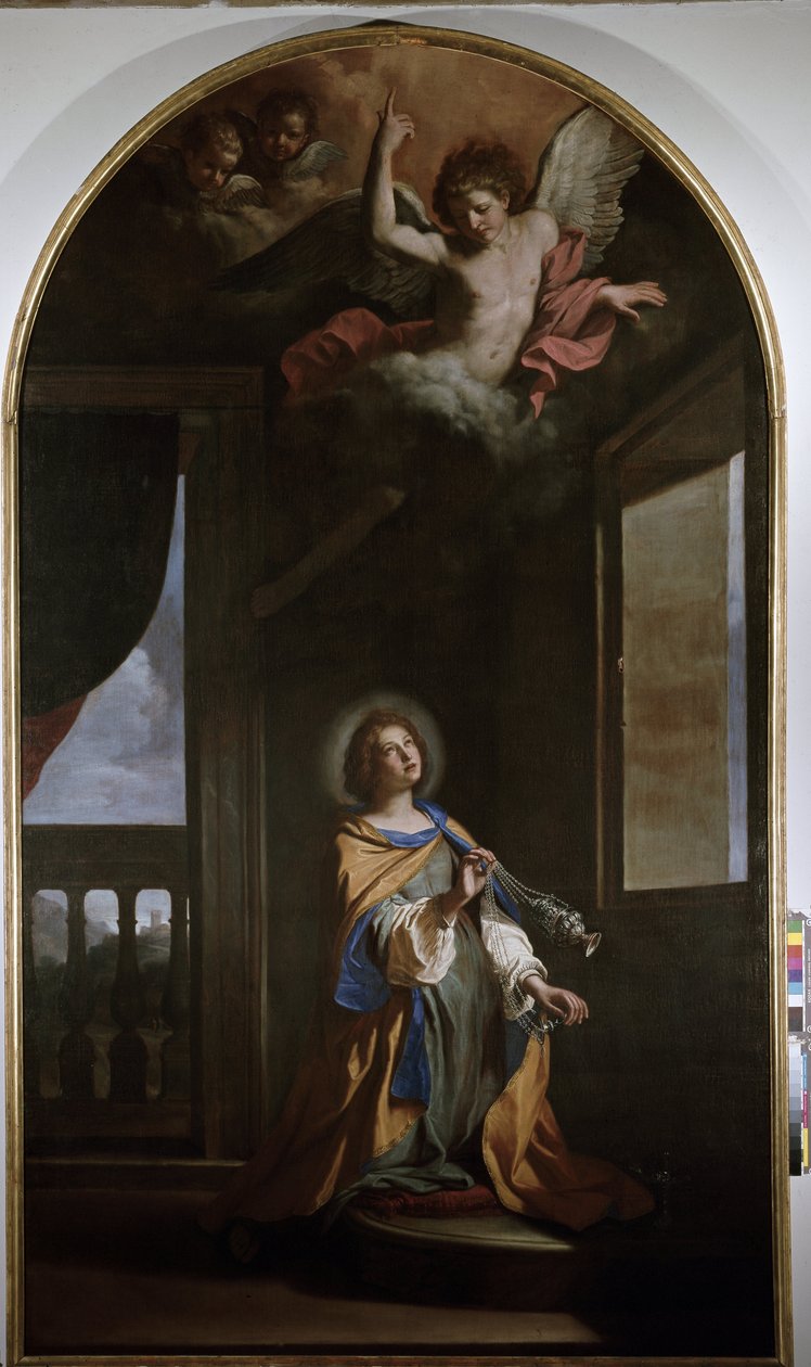 Saint Palazza - Tuval üzerine yağlı boya by Guercino