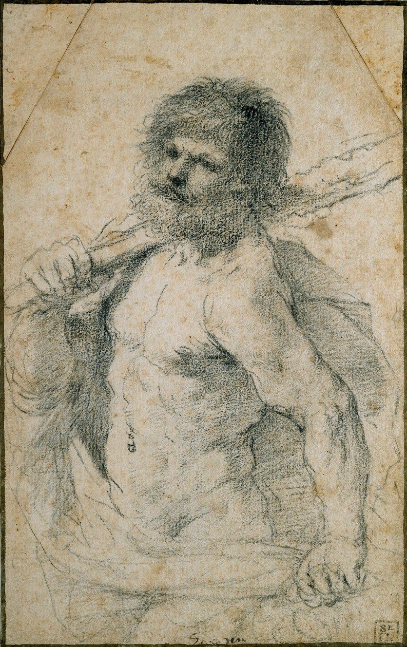 Herkül, 17. yüzyıl by Guercino