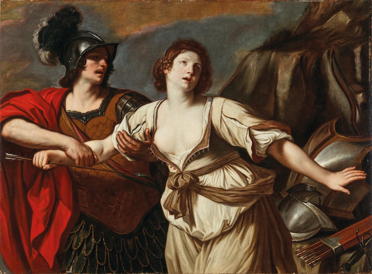 Rinaldo ve Armida. by Guercino