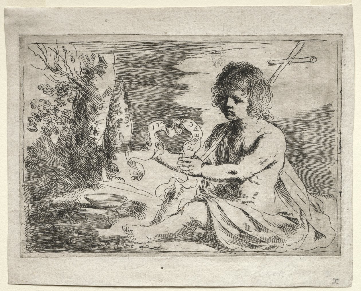 Vaftizci Yahya by Guercino