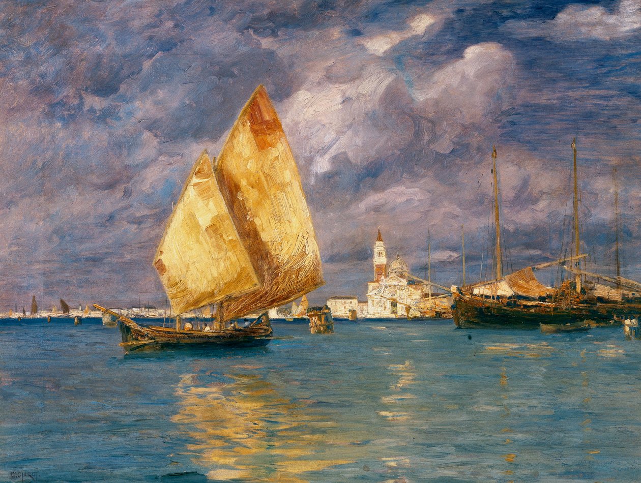 Georges Marinası by Guglielmo Ciardi