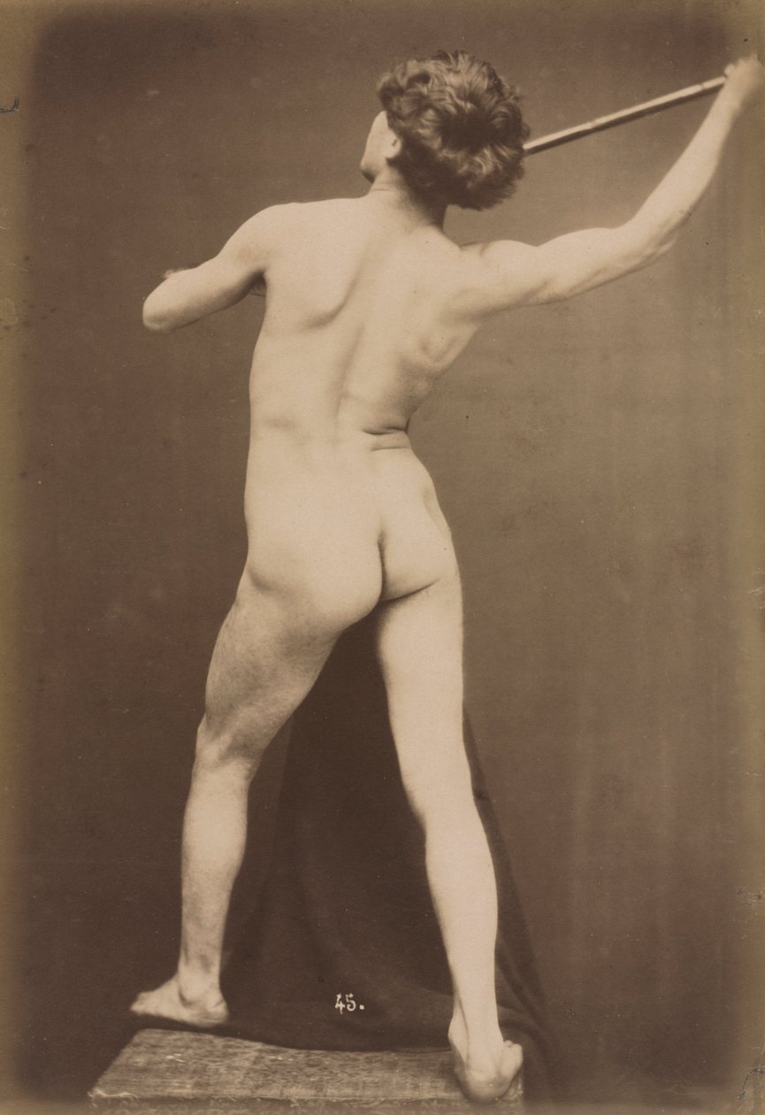 Erkek Çıplak, c. 1870-1875. by Guglielmo Marconi