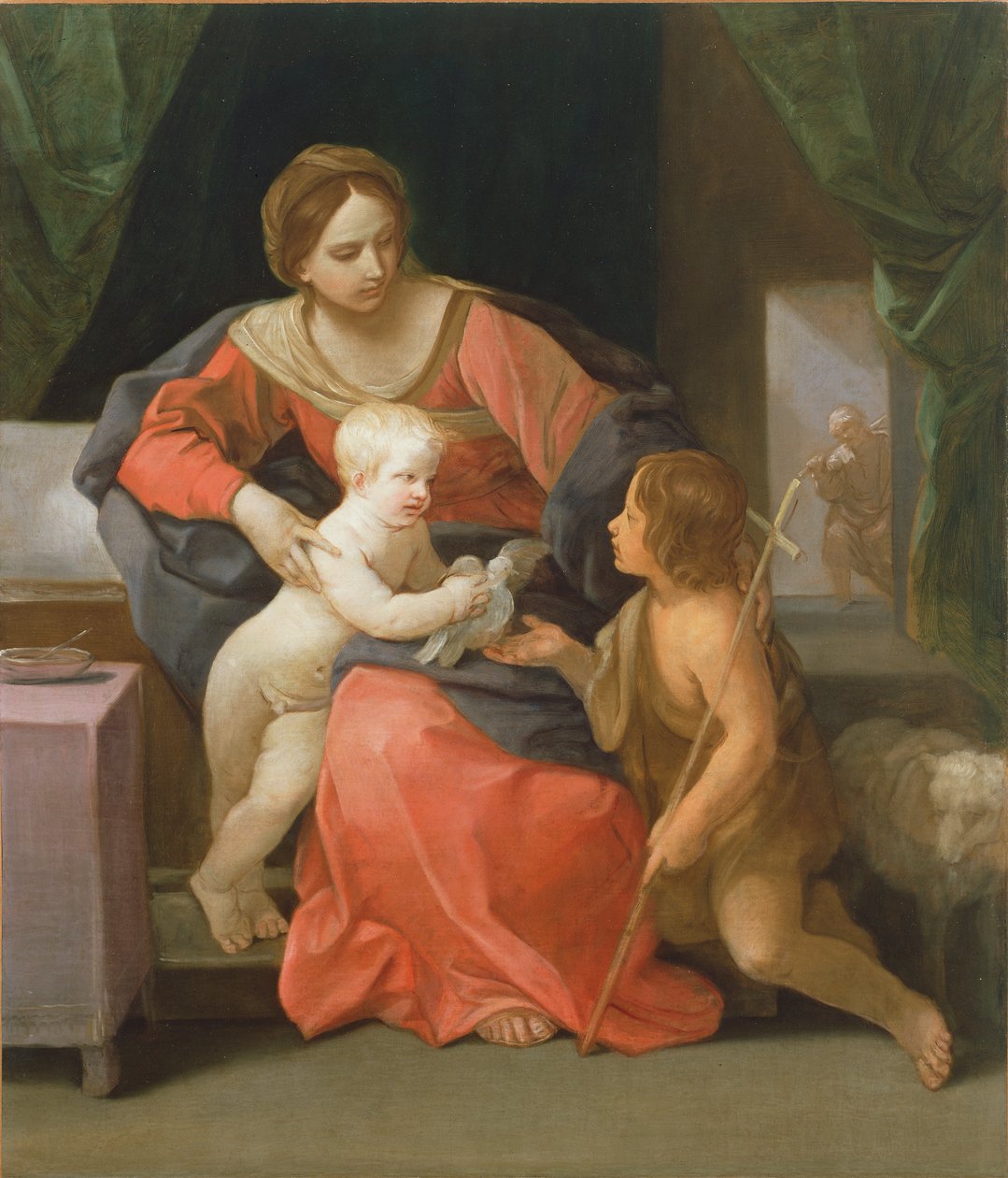Vaftizci Yahya ile Madonna ve Çocuk, 1640-1642 by Guido Reni