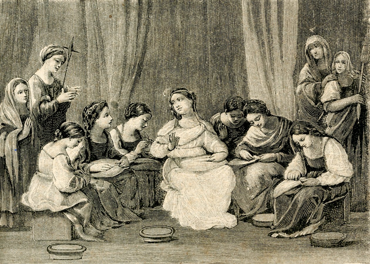 Bakirenin Ergenliği, Guido Reni (1575-1642), Kutsal Evin Kutsal Alanı, Loreto, Marche, İtalya by Guido Reni