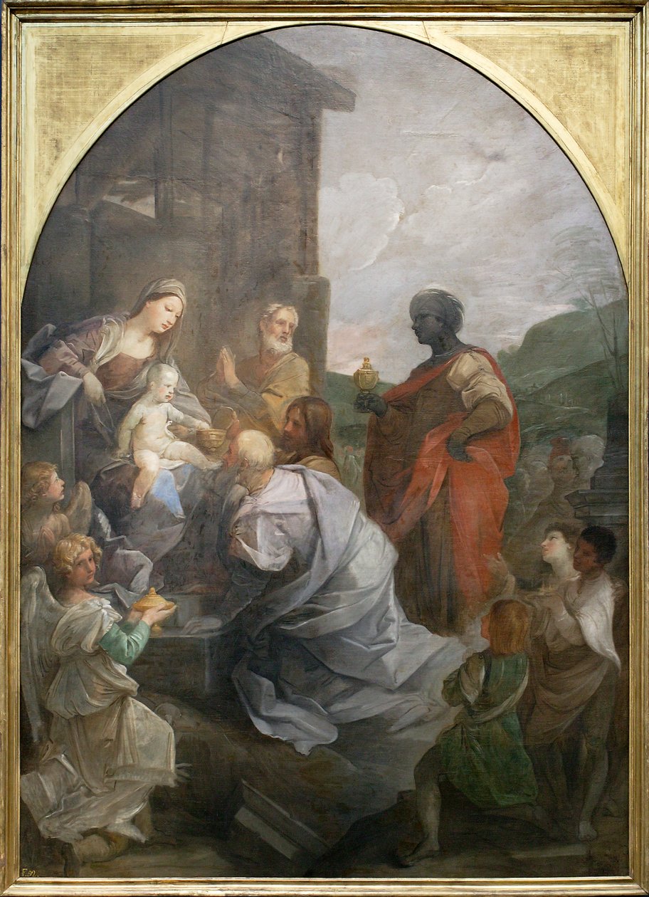 magi'nin hayranlığı by Guido Reni