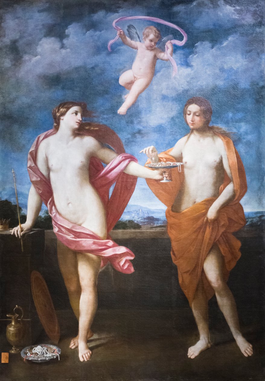 Özgürlük ve Alçakgönüllülük Alegorisi by Guido Reni