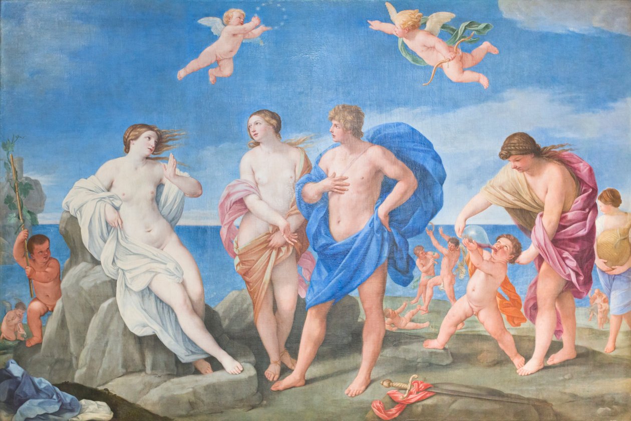 Ariadne ve Bacchus (tuval üzerine yağlıboya) by Guido Reni