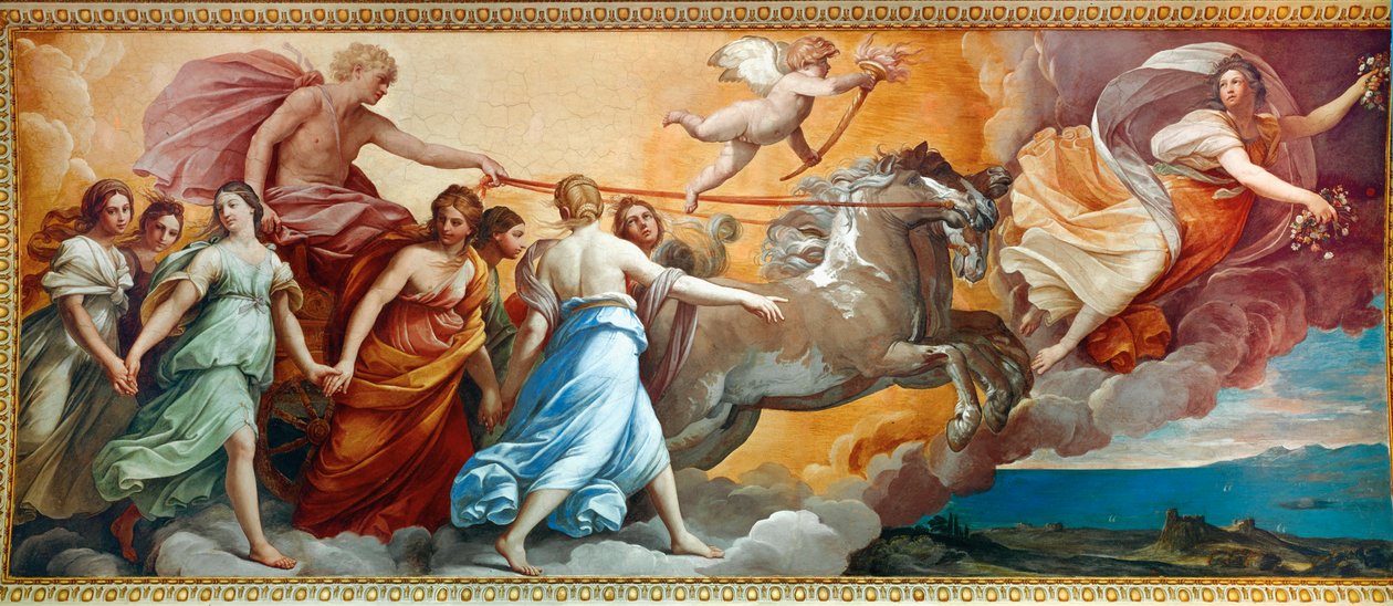 Aurora (tuval üzerine resim) by Guido Reni