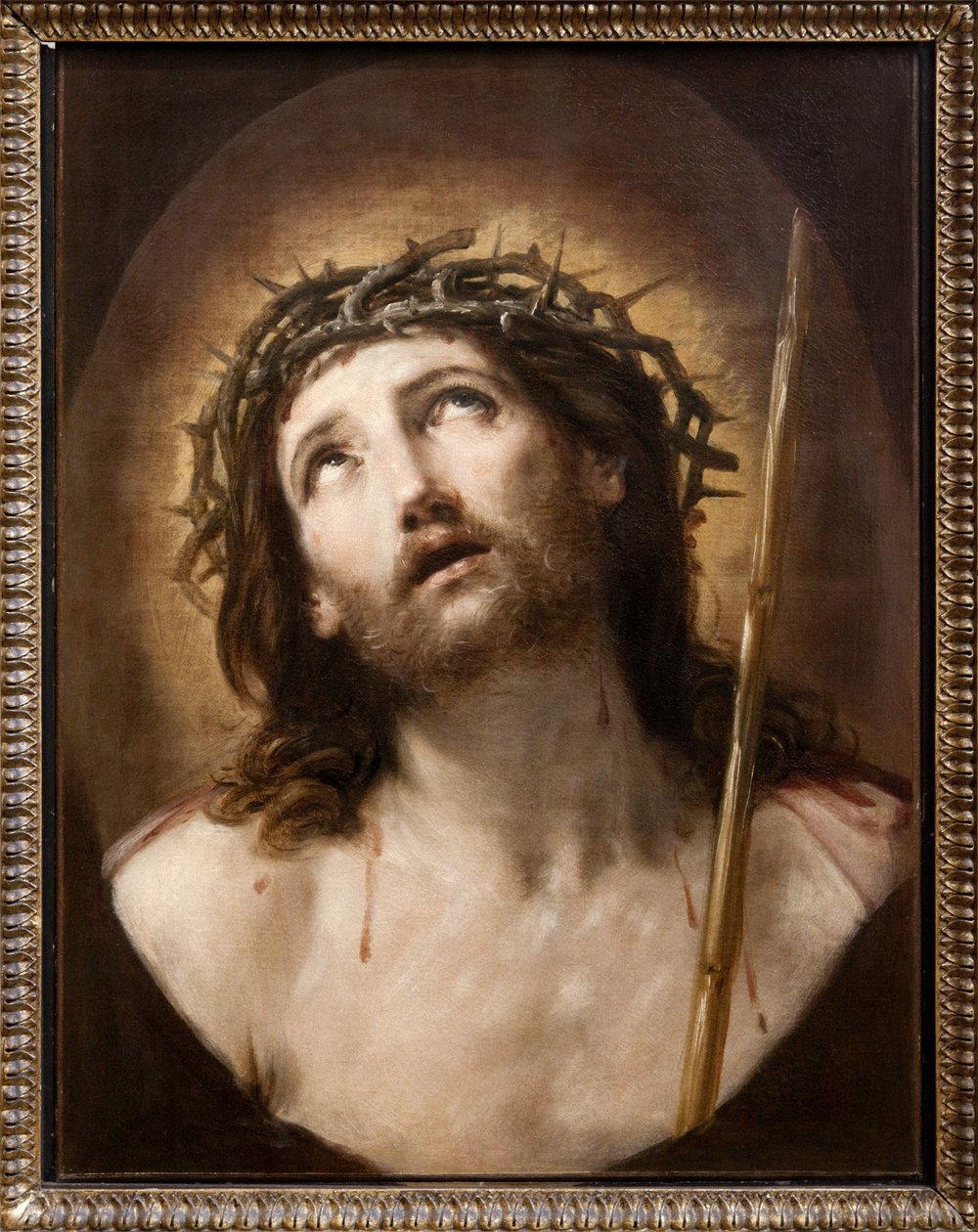 Kamışlı İsa, Ecce Homo olarak da bilinir, c.1639-40 (tuval üzerine yağlı boya) by Guido Reni