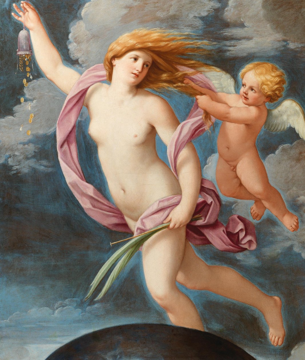 Çantalı Fortuna, yaklaşık 1636. by Guido Reni
