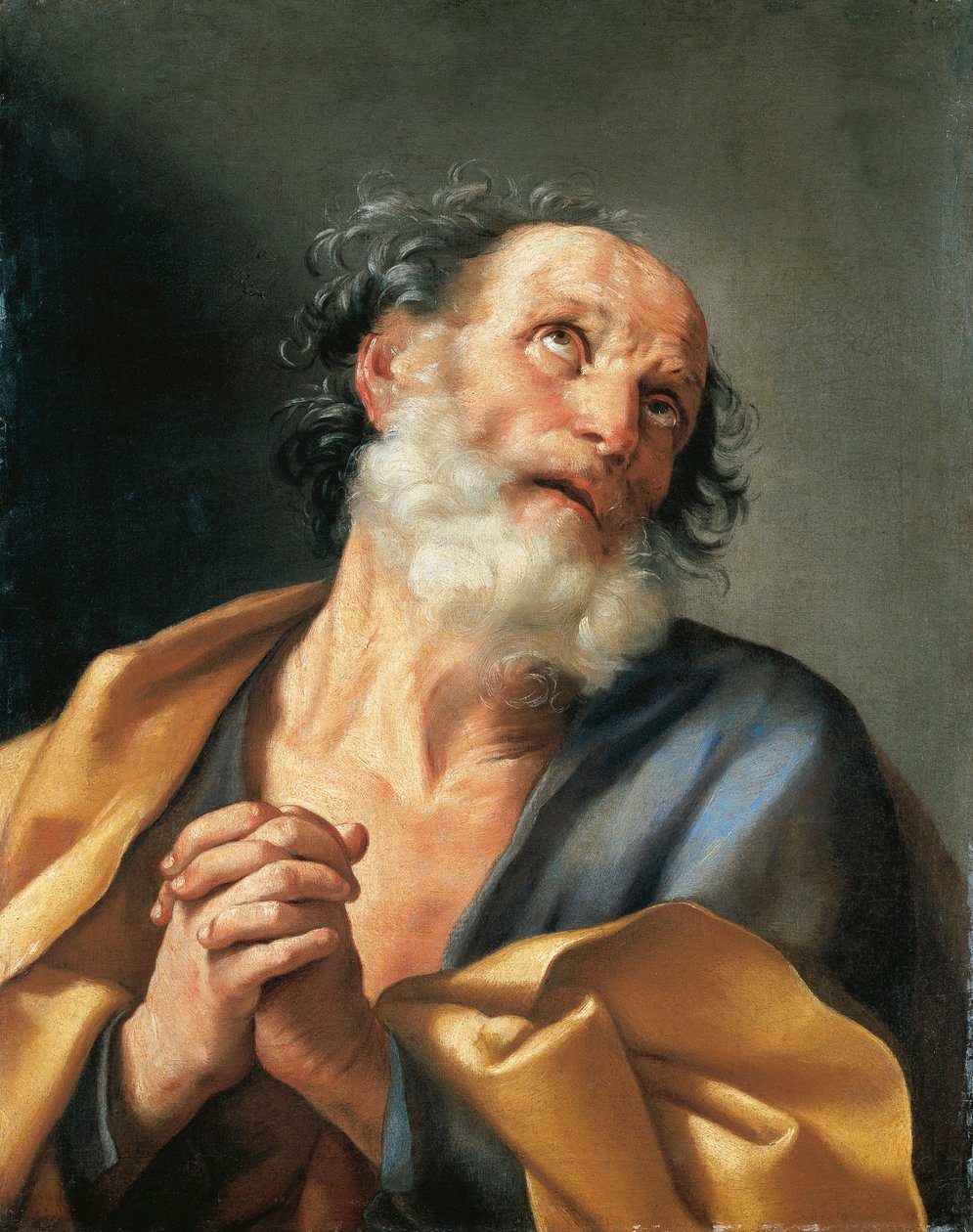 İtalya, Ağlayan Aziz Peter Portresi by Guido Reni
