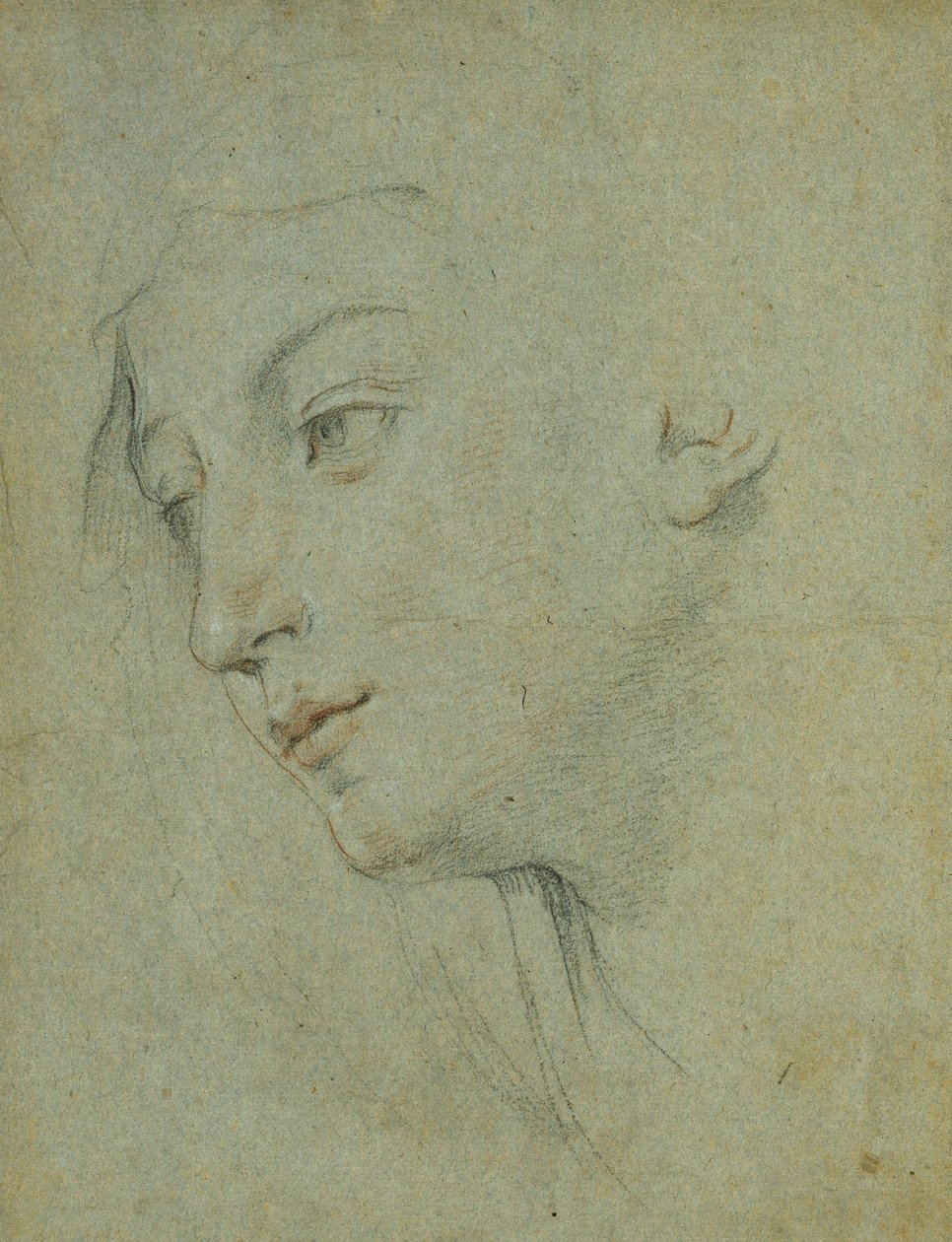Sola Aşağı Bakan Kadın Başı, by Guido Reni