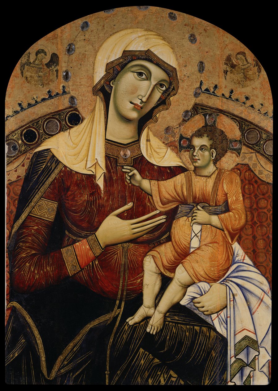 San Bernardino Madonna'sı by Guido da Siena