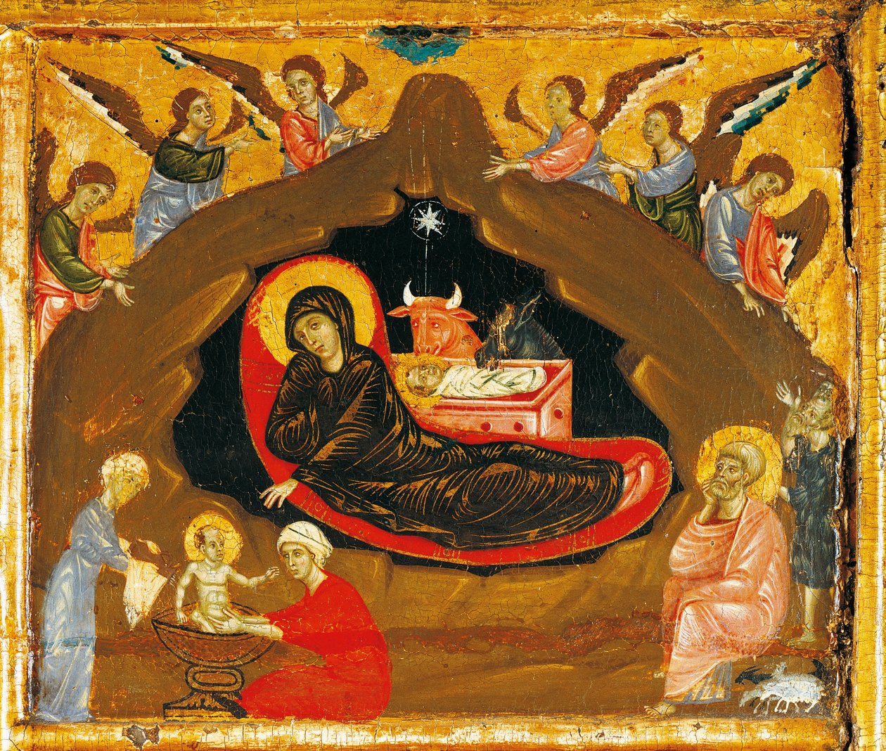Doğuş, Guido da Siena (1250-1300 dolaylarında) tarafından Enthroned St Peter Antependium