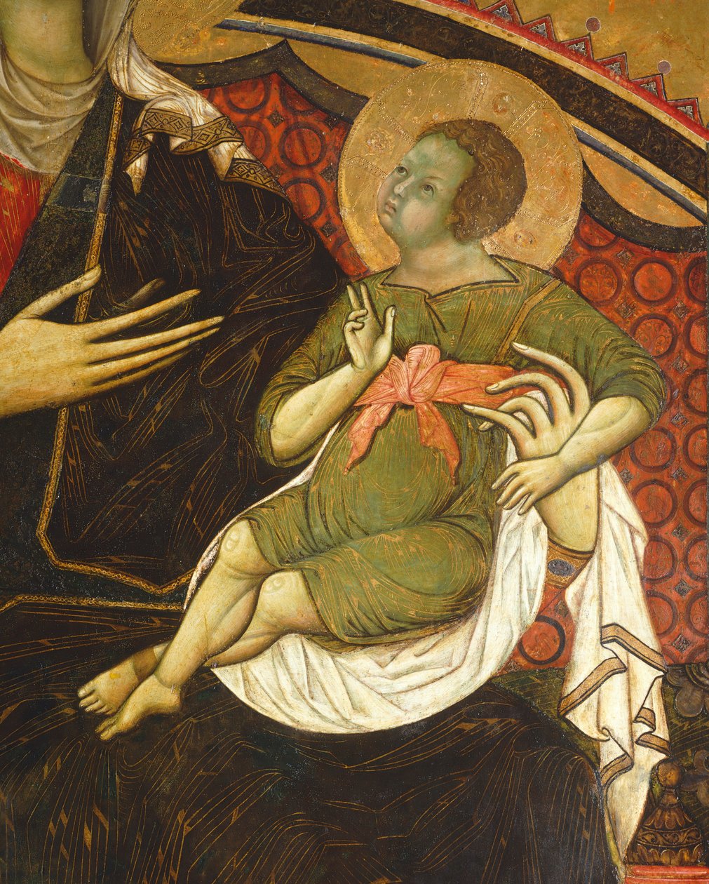Çocuk İsa, Guido da Siena (yaklaşık 1230-ca 1290) tarafından Majesty