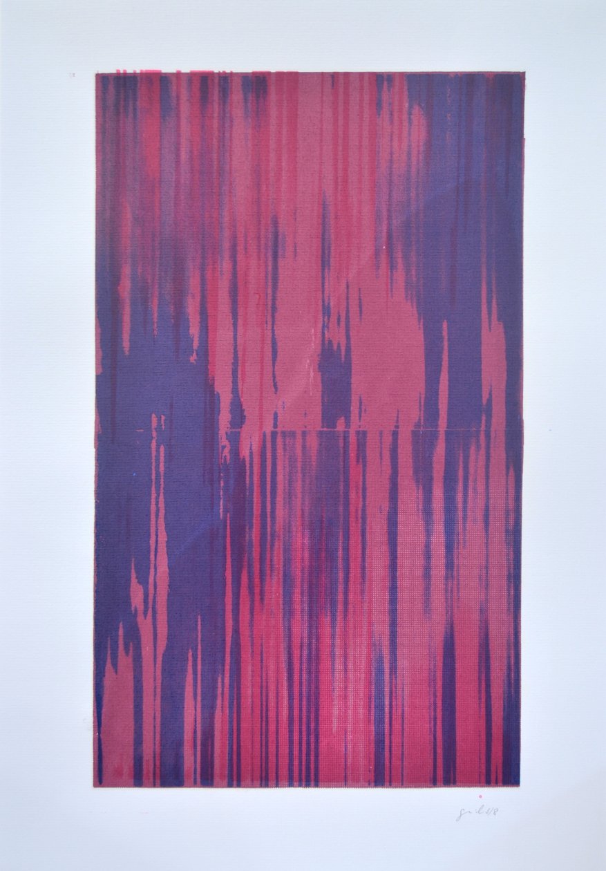 Renkler Nº1, 2014 (kağıt üzerine mürekkep) by Guilherme Pontes