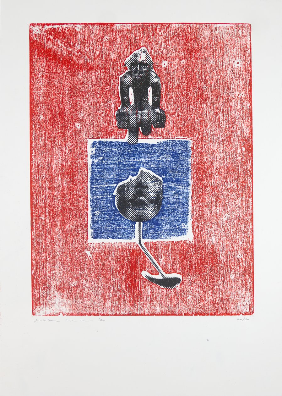 Görünmez Oda nº3, 2019 (gravür ve serigrafi) by Guilherme Pontes