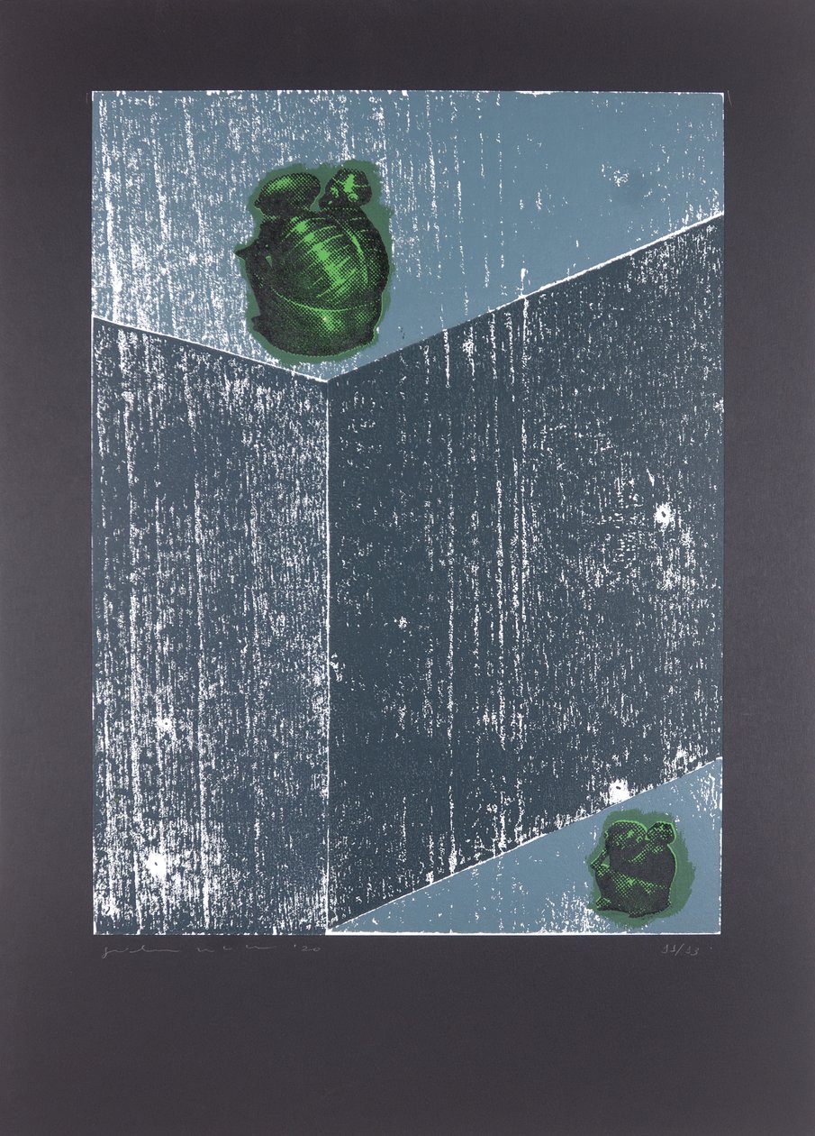 Görünmez Oda nº8, Ruhumun Rüyası, 2019 (gravür ve serigrafi) by Guilherme Pontes