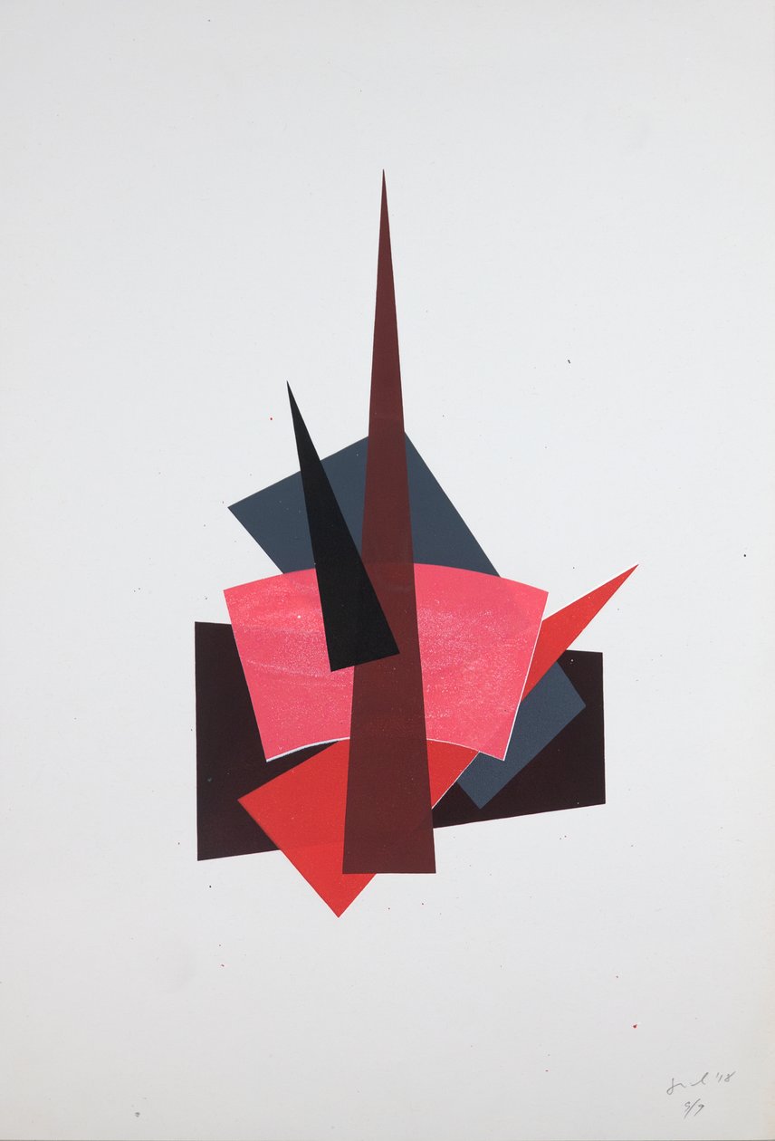 Lyubov Popova Uzay Kuvvetleri, 2019 (serigrafi) by Guilherme Pontes