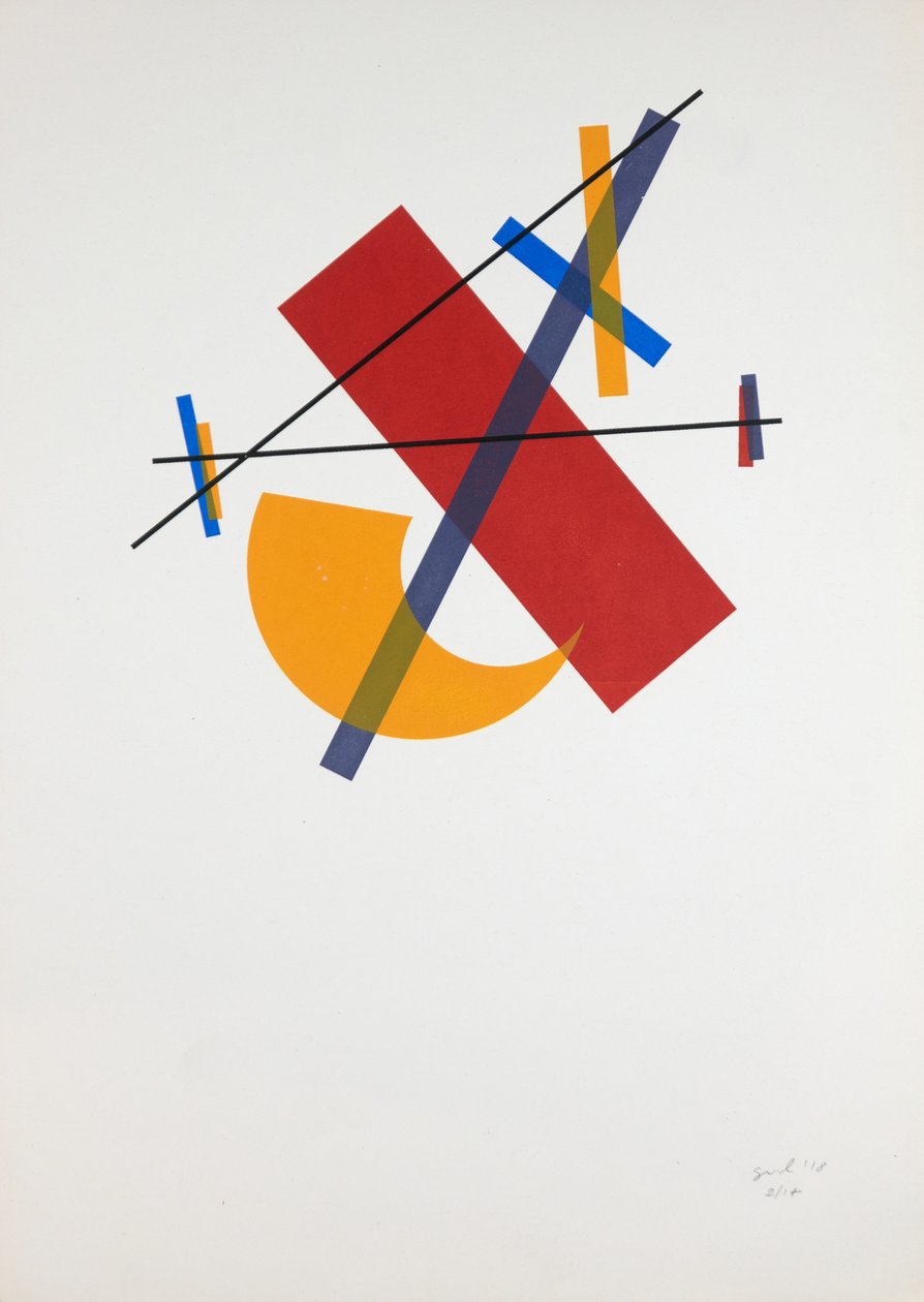 Hareket Nº1, 2018 (serigrafi) by Guilherme Pontes