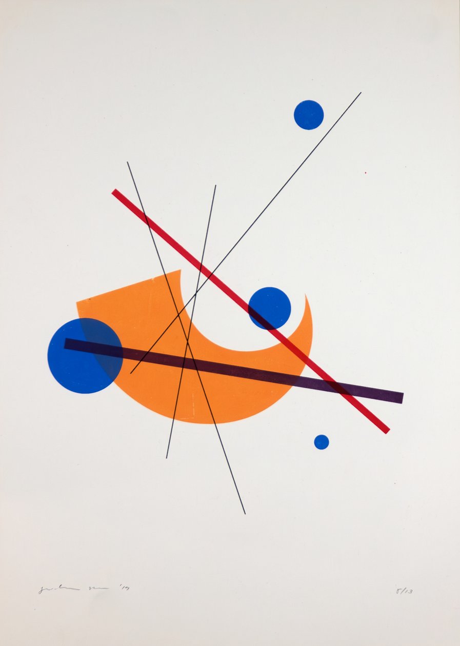 Hareket Nº3, 2019 (serigrafi) by Guilherme Pontes