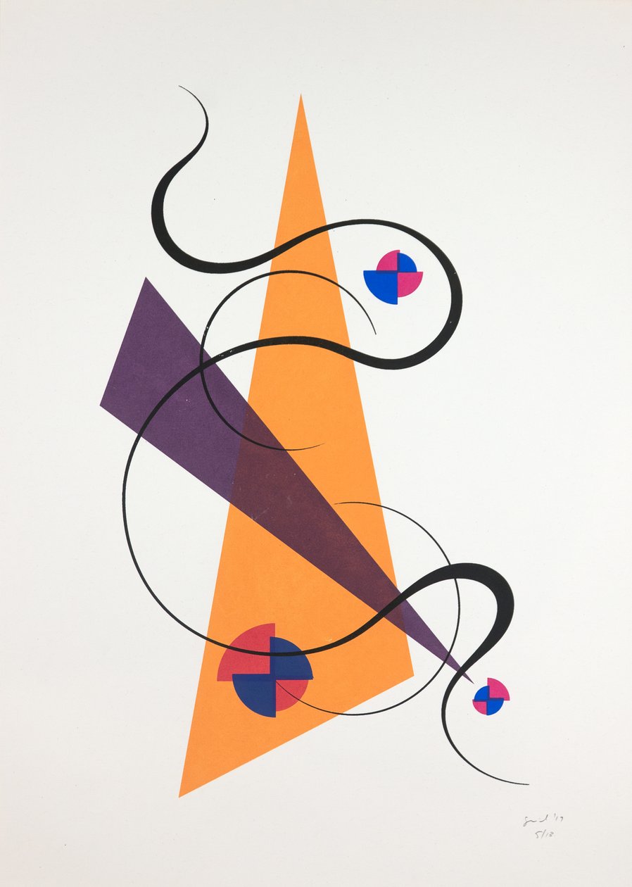 Hareket Nº4, 2019 (serigrafi) by Guilherme Pontes