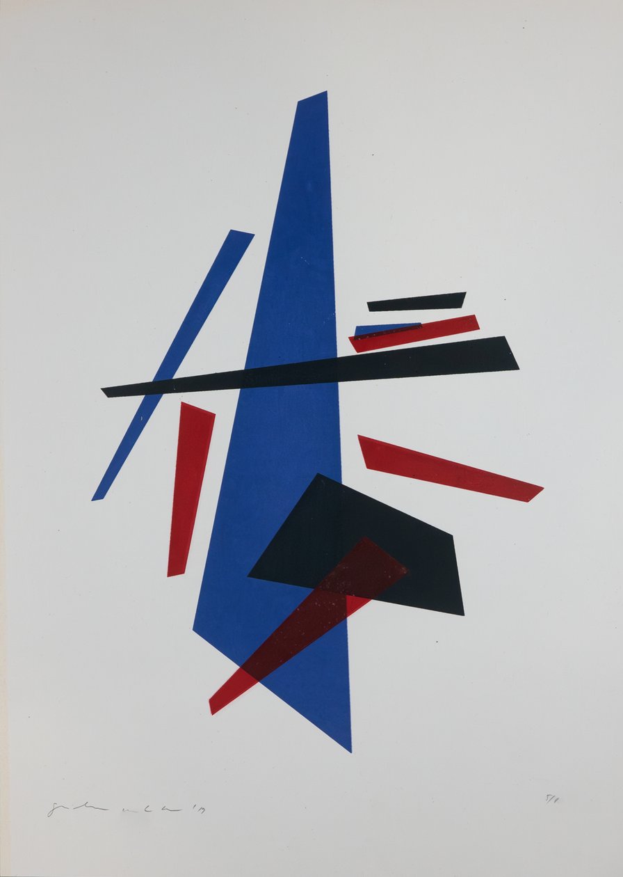 Hareket Nº7, 2019 (serigrafi) by Guilherme Pontes