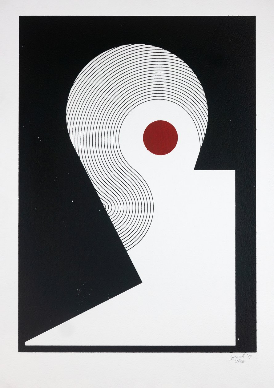 Bir Balerin Portresi Nº1, 2019 (serigrafi) by Guilherme Pontes