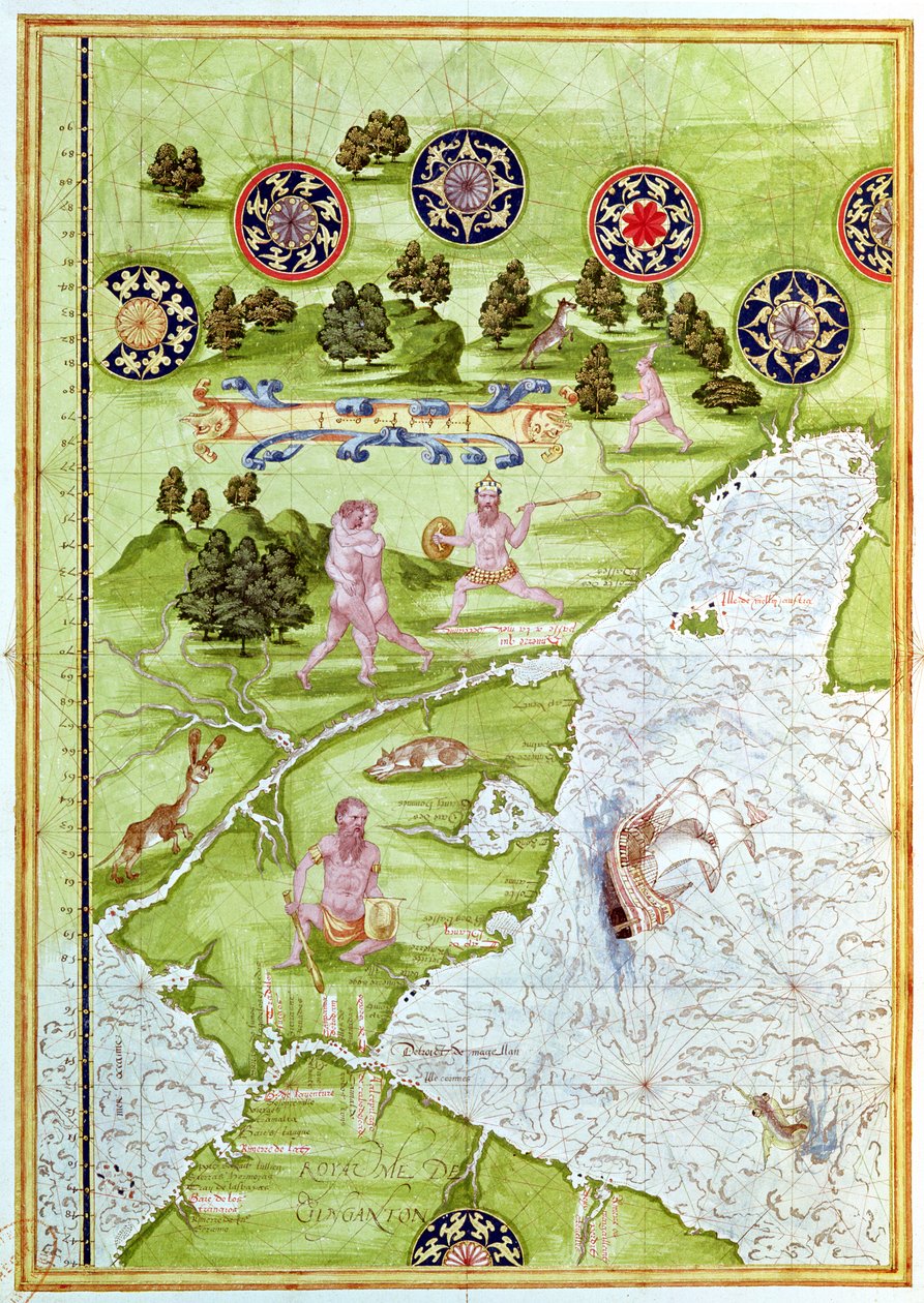 Fol.40v Macellan Boğazı Haritası, 