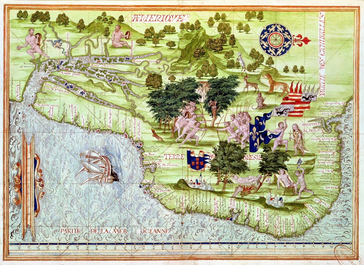 Fol.44v Brezilya Haritası, 
