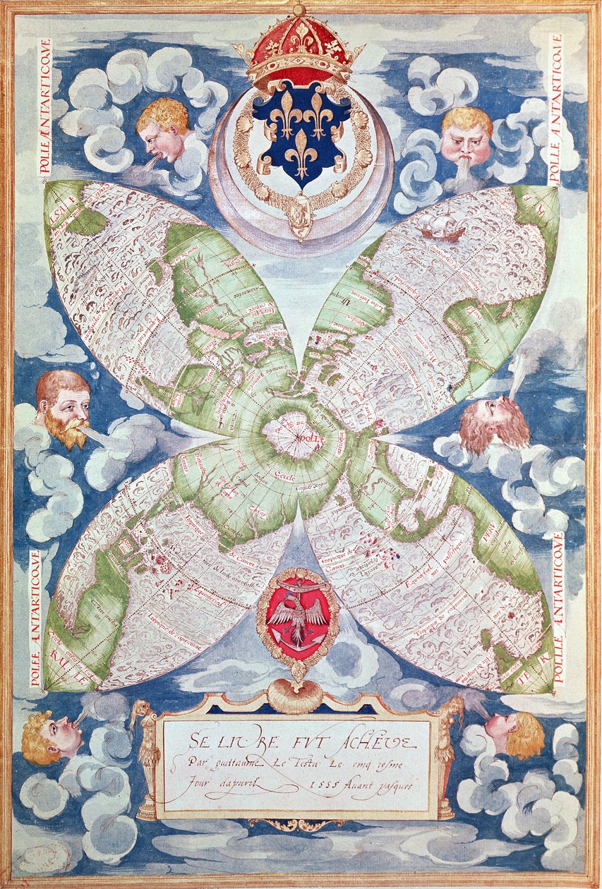 Fol.7v Kuzey Kutbu Haritası, 