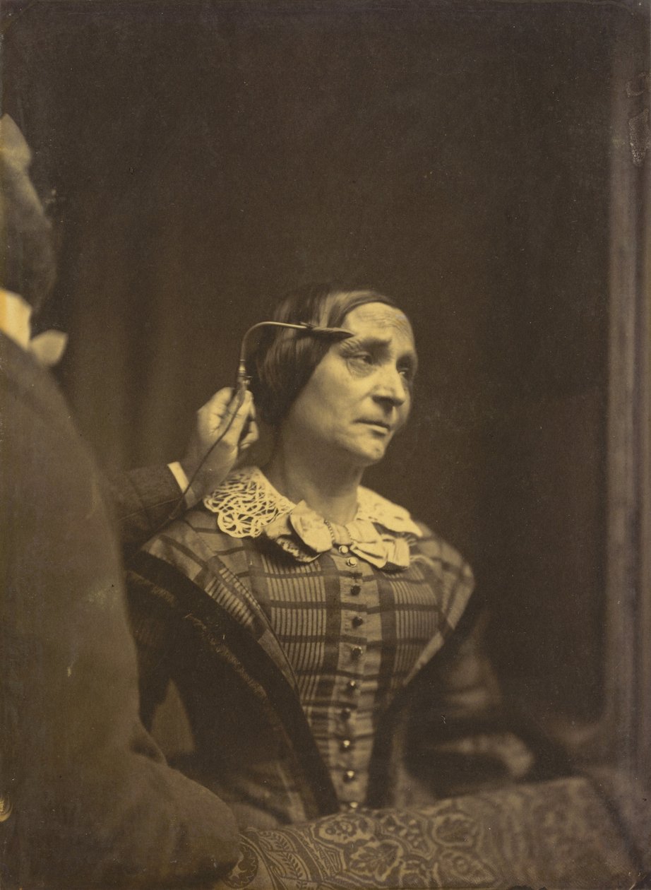 Dikkat, özenli bakış (solda); Acı veren dikkat (sağda),1854-1856, baskı 1862 (fotoğraf) by Guillaume-Benjamin-Armand Duchenne de Boulogne