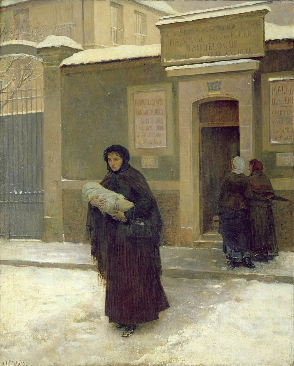 Doğum Hastanesinden Ayrılmak by Guillaume Albert Demarest