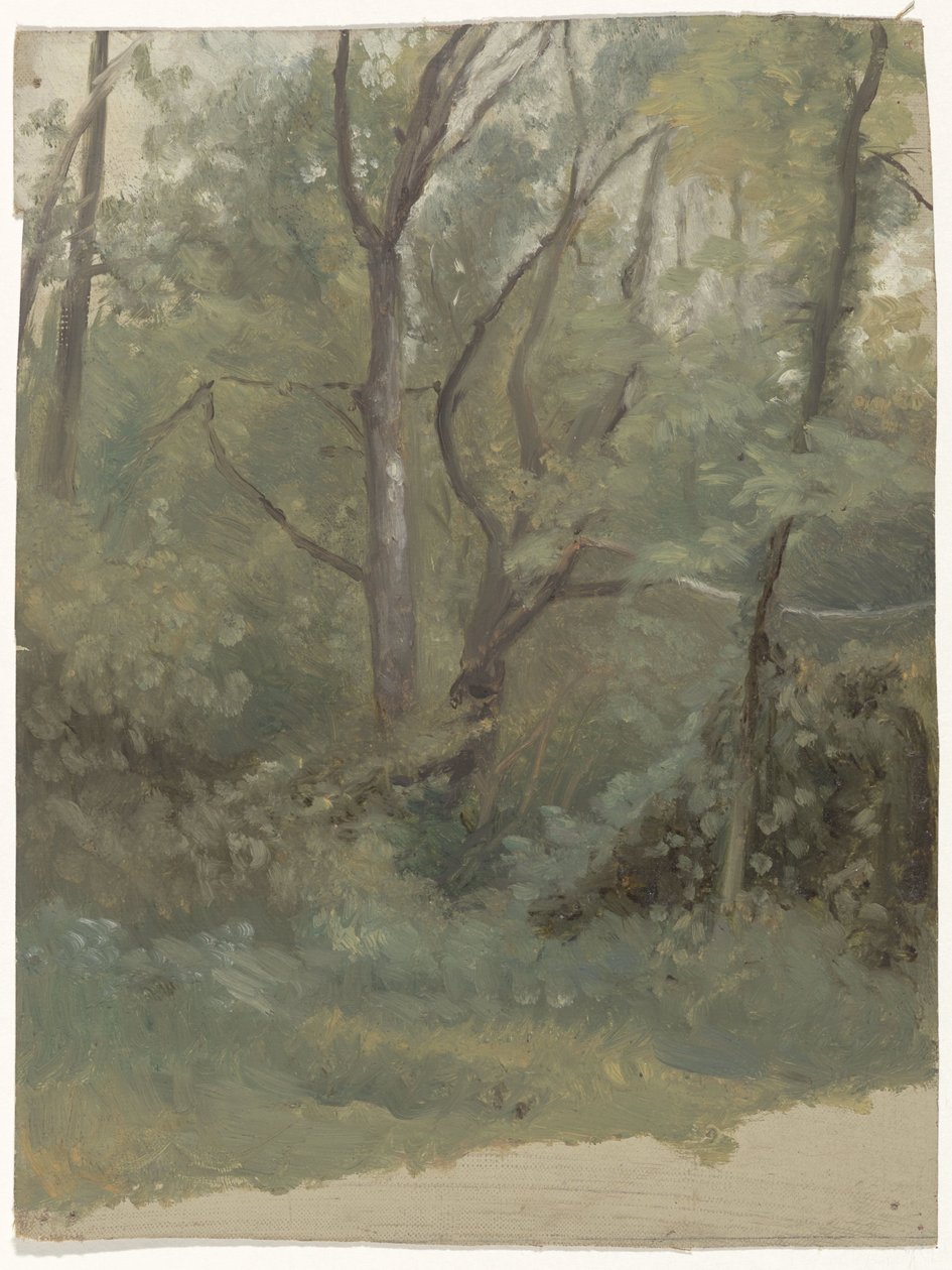 Orman manzarası by Guillaume Anne van der Brugghen