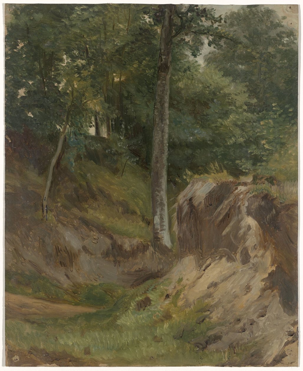 Ormandaki kuru dere by Guillaume Anne van der Brugghen