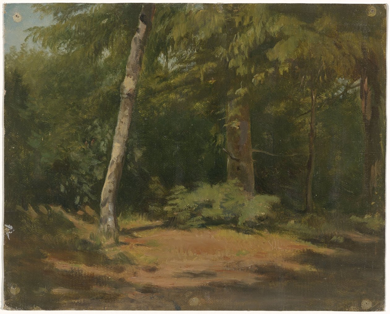Ormanda açık alan by Guillaume Anne van der Brugghen