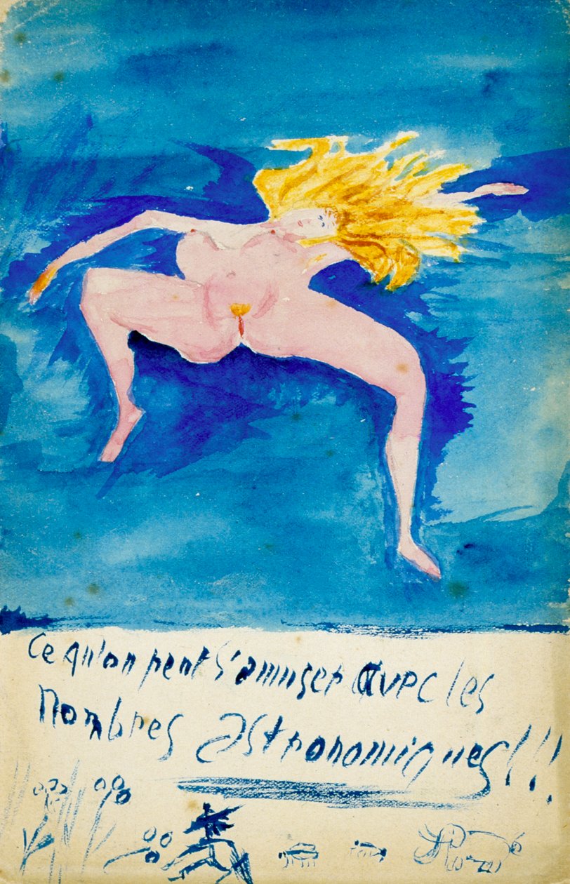 Astronomik sayılarla ne kadar eğleniyoruz!!, c 1914 by Guillaume Apollinaire