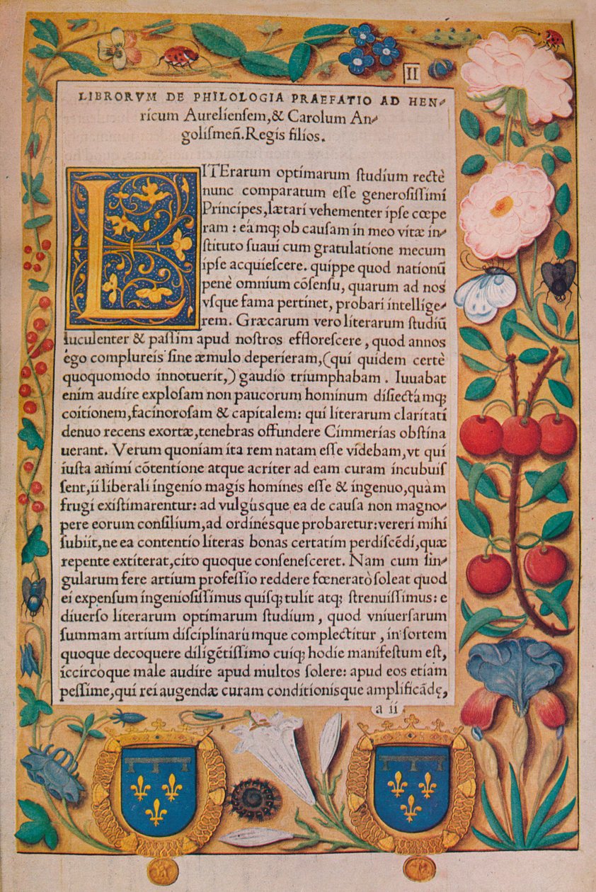 'De Philologia', c1530 1947 by Guillaume Bude