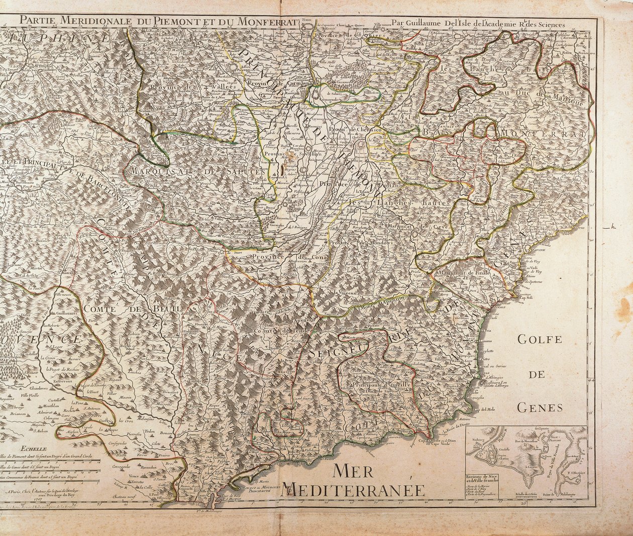 Güney Piedmont Bölgesi, Monferrato ve Batı Liguria Bölgesi. Guillaume de l