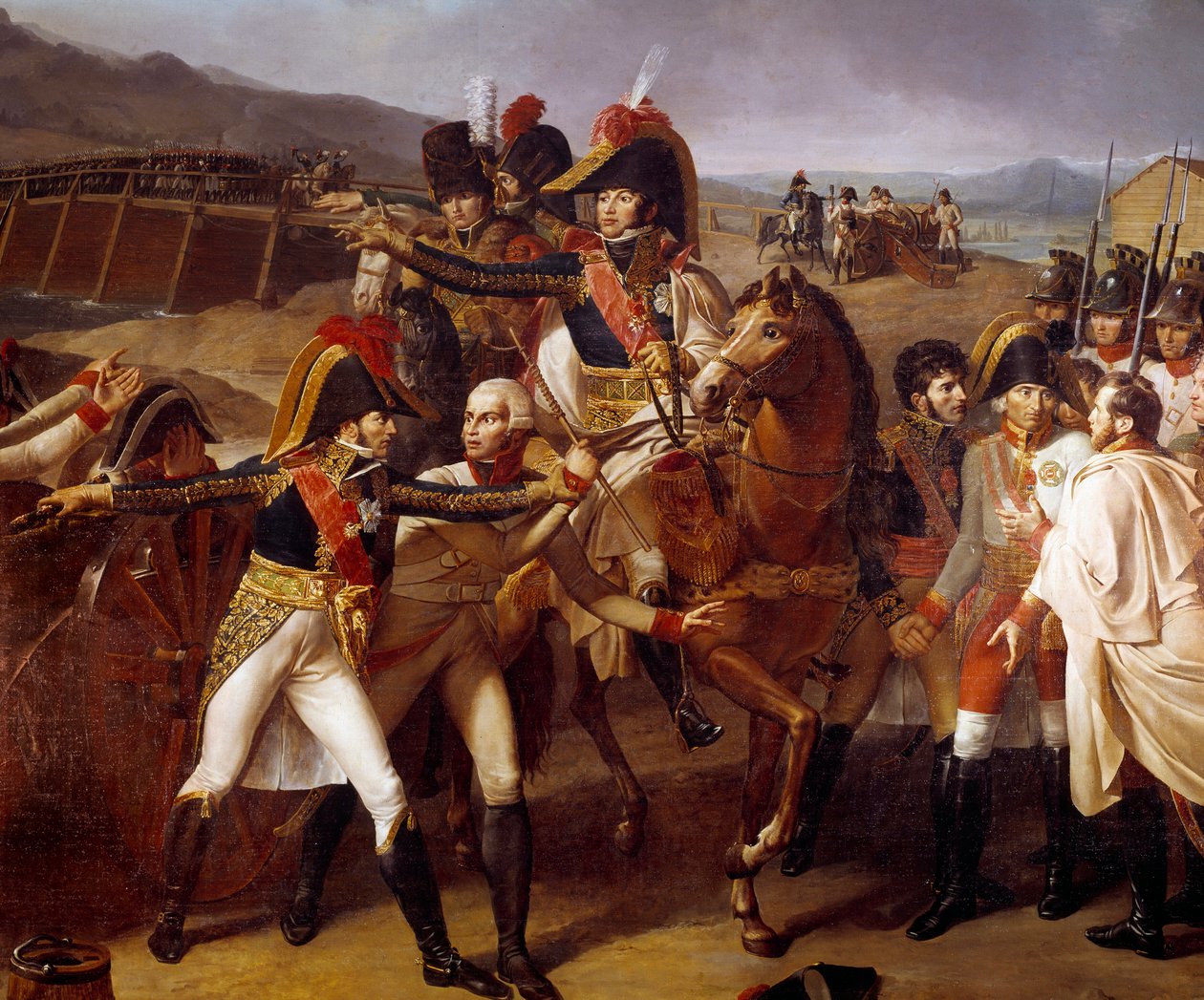 Tuna Nehri üzerindeki Tabour köprüsünün sürprizi 14/11/1805 Marechaux Lannes ve Murat